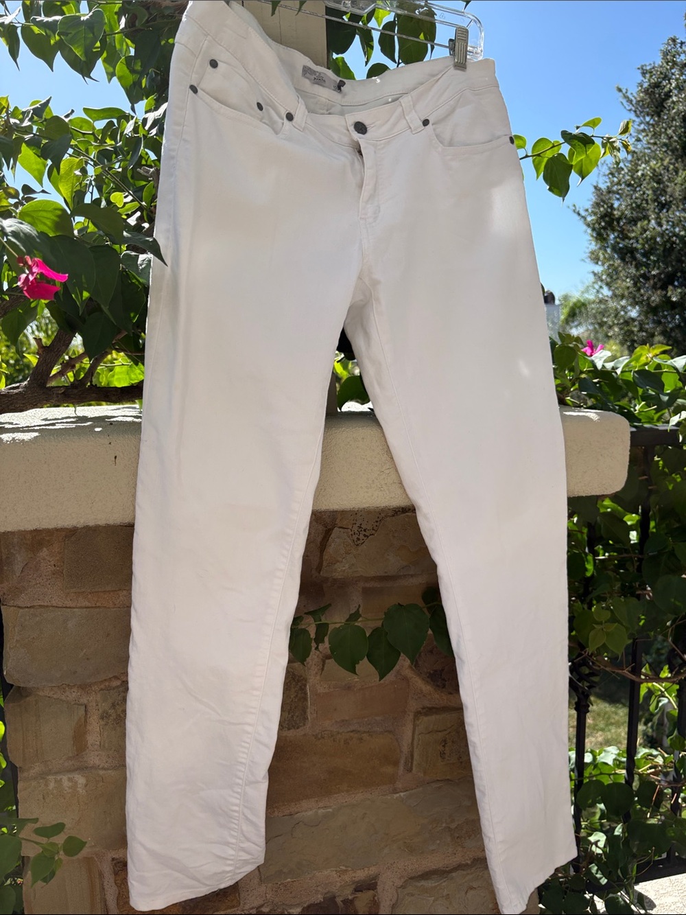 Prana White Women's Slim Jeans 10